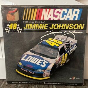 NASCAR Jimmie Johnson  2003 New in plastic calendar